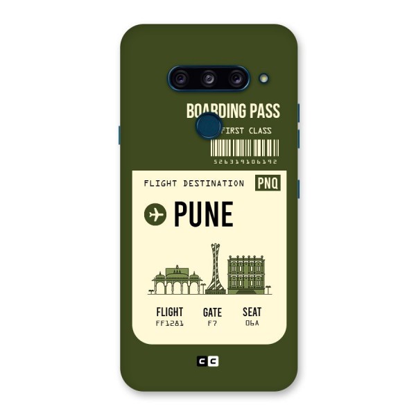 Pune Boarding Pass Back Case for LG  V40 ThinQ